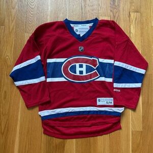 NHL Reebok Montreal Canadiens Licensed Youth Hockey Jersey